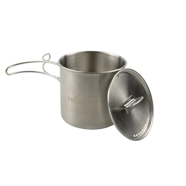 Кружка туристична з кришкою Tribe Camping Cup 600 мл із нержавіючої сталі (T-FA-0012-metal) - зображення 2