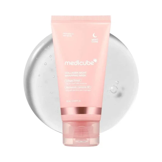 Коллагеновая ночная маска-пленка Medicube Collagen Night Wrapping Mask 75 мл - Фото 1 Коллагеновая ночная маска-пленка Medicube Collagen Night Wrapping Mask 75 мл - изображение 1