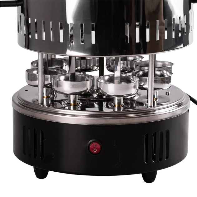 Электрошашлычница LB-57009 1.5 кВт на 8 шампуров для приготовления шашлыка дома без дыма и угля - изображение 5