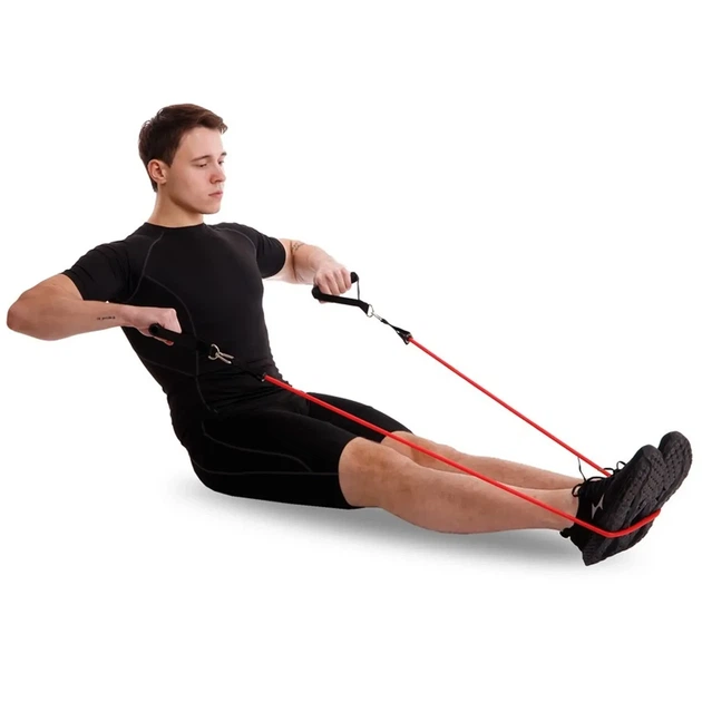 Набор трубчатых эспандеров U-powex JT-003, 5 шт, для упражнений и фитнеса - изображение 6