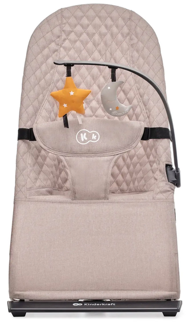 Шезлонг-гойдалка Kinderkraft Mimi Beige (KBMIMI00GRY0000) (00-00305192) - зображення 2