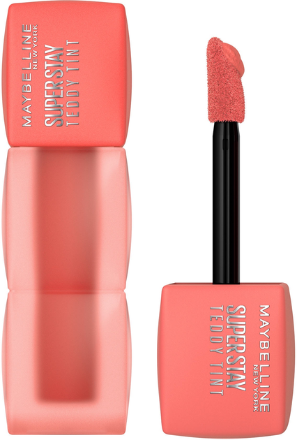Стійка матова помада-тінт для губ Maybelline New York Super Stay Teddy Tint 25 Baby tee 5 мл (30146754) - зображення 1