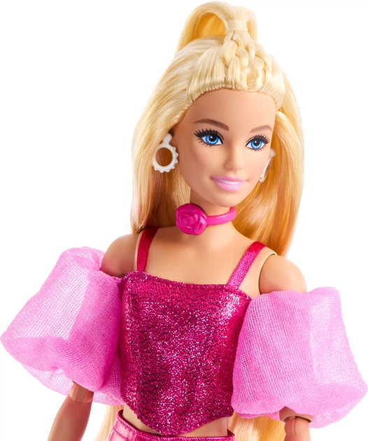 Лялька Barbie Металевий рожевий наряд з корсетним топом та аксесуарами (JFP40) (0194735303083) - зображення 4