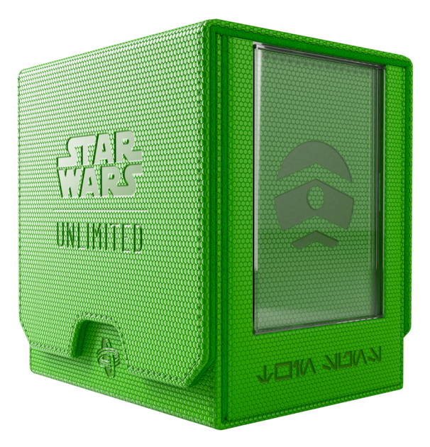 Pudełko na karty Gamegenic: Star Wars Unlimited Card Game - Twin Suns Deck Pod - Green GGS20223ML (4251715417560) - obraz 1