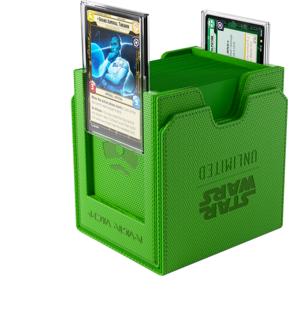 Pudełko na karty Gamegenic: Star Wars Unlimited Card Game - Twin Suns Deck Pod - Green GGS20223ML (4251715417560) - obraz 2