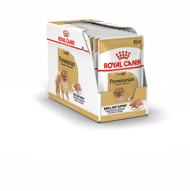 Вологий корм для собак ROYAL CANIN Роял канін POMERANIAN ADULT паштет 85 г 12шт. - изображение 9