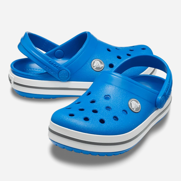 Детские кроксы-сабо для мальчика Crocs Crocband Clog T 207005-4JN 27-28 (C10) Синие (191448738256) - изображение 3
