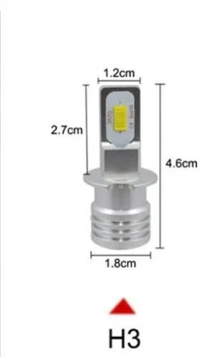 Мини LED лампа H3 светодиодная узкий диод за 1шт - изображение 2