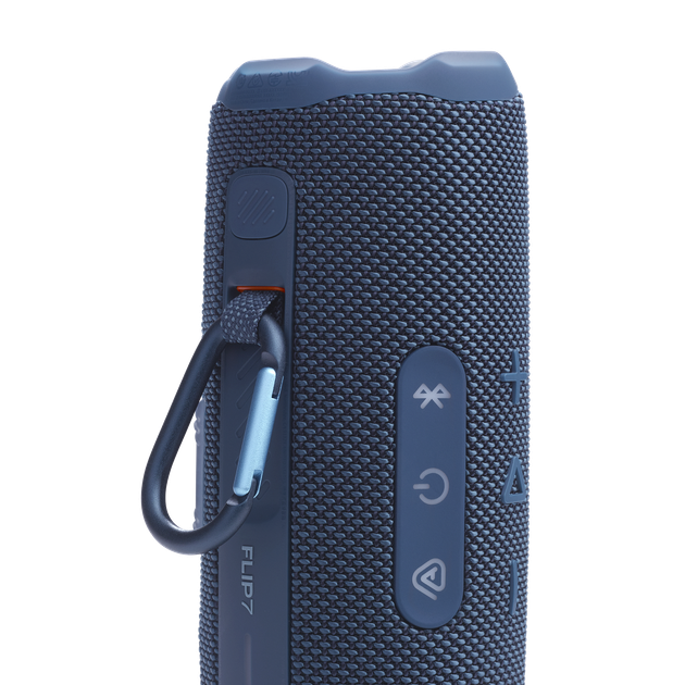 Акустическая система портативная JBL серии Flip 7 Blue (JBLFLIP7BLU), двухполосная, 35 Вт (25+10), 60 Гц – 20 кГц, Bluetooth 5.4, 14 часов автономн. работы, USB-Type C,IP67, синий - изображение 6