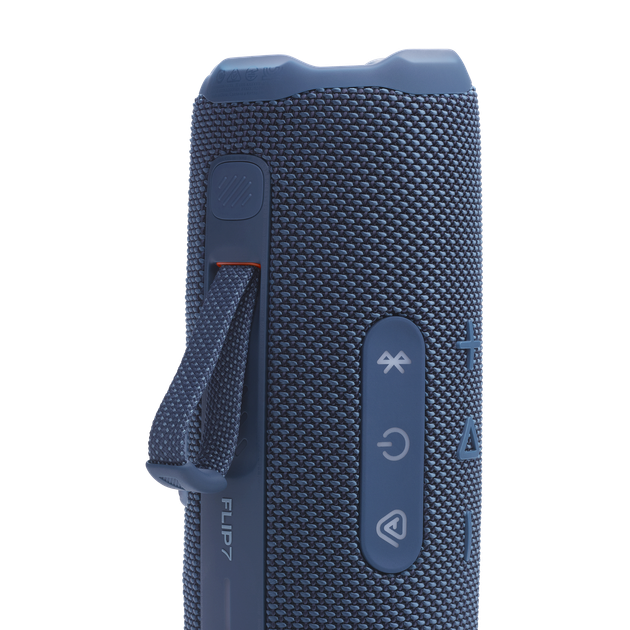 Акустическая система портативная JBL серии Flip 7 Blue (JBLFLIP7BLU), двухполосная, 35 Вт (25+10), 60 Гц – 20 кГц, Bluetooth 5.4, 14 часов автономн. работы, USB-Type C,IP67, синий - изображение 7