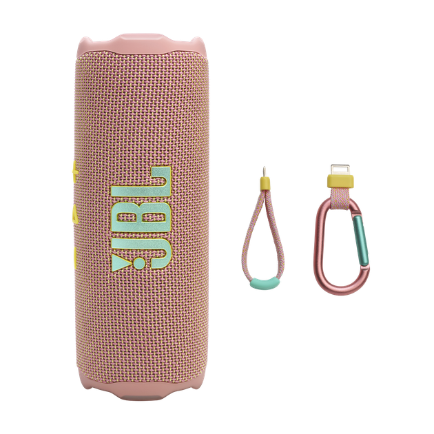 Акустическая система портативная JBL серии Flip 7 Flip 7 Pink (JBLFLIP7PINK), двухполосная, 35 Вт (25+10), 60 Гц – 20 кГц, Bluetooth 5.4, 14 часов автономн. работы, USB-Type C,IP67, розовый - изображение 9
