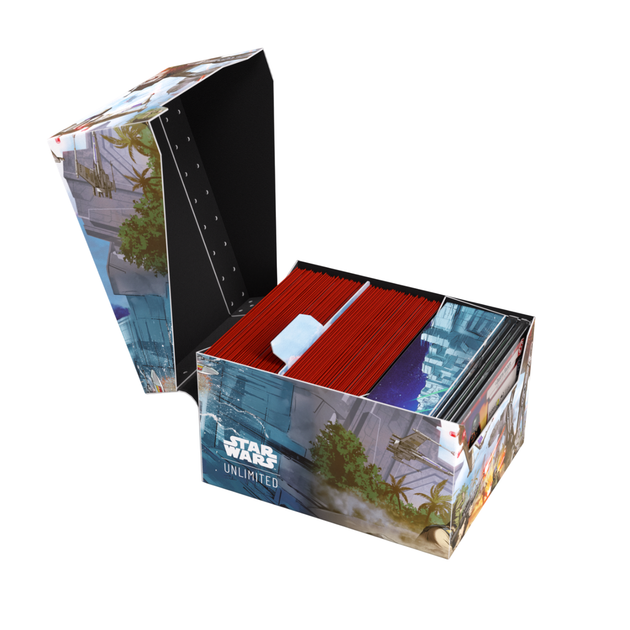 Pudełko na karty Gamegenic: Star Wars Unlimited Card Game - Twin Suns Soft Crate - Battle of Scarif GGS25143ML (4251715417508) - obraz 5