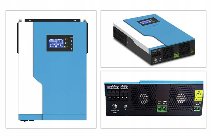 Inwerter domowy MPL 3500W 230Vac 24Vdc wall mounted IPS3500-SIN-WM (5902135138281) - obraz 2