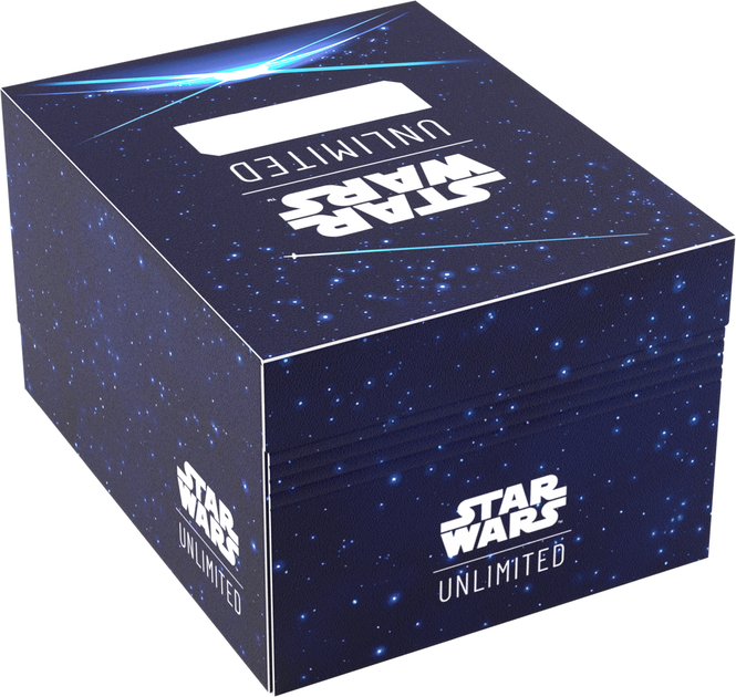 Pudełko na karty Gamegenic: Star Wars Unlimited Card Game - Twin Suns Soft Crate - Card Back Blue GGS25145ML (4251715417607) - obraz 3