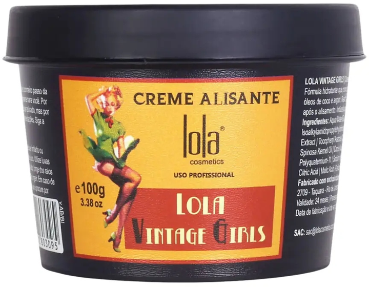 Maska do włosów Lola Cosmetics Vintage Girls wygładzająca włosy 100 ml (7899572803095) - obraz 1