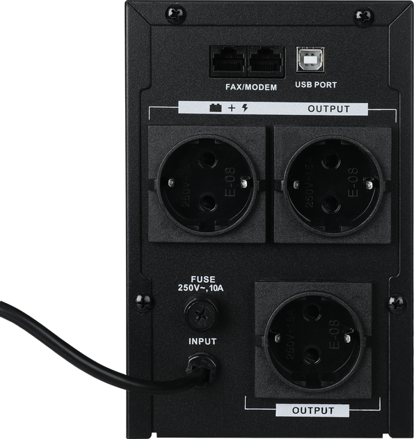 UPS IPS TM-LI2-1k5-MC-2x9-F3 1500VA/900W (5902135165539) - obraz 3