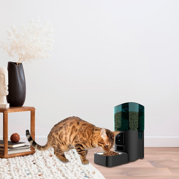 Automatyczny dozownik karmy dla zwierząt Cecotec Pumba 6000 Purrfect Meal Smart Vision (9566) - obraz 4