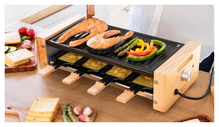 Grill raclette Cecotec Raclette Cheese&Grill 8200 (3090) - obraz 5