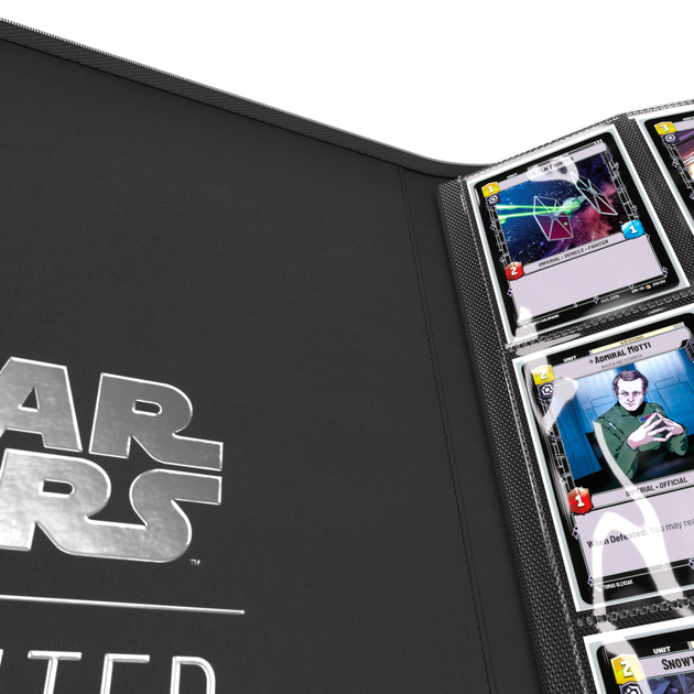 Album na karty Gamegenic Star Wars Unlimited Card Game - Zip-Up Album 18-Pocket - Black GGS31050ML (4251715417416) - obraz 8