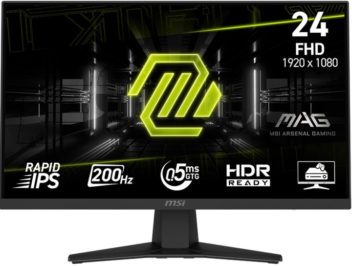 Monitor 24" MSI Mag 244F (4711377277037) - obraz 1