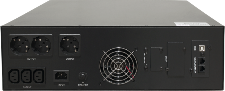 ДБЖ IPS RTS-LI-2k0-3U-LCD-3x9 2000VA/1600W (5902135117361) - зображення 4