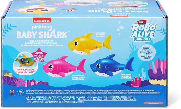Интерактивная игрушка Zuru Baby Shark акула для ванны Акуленок
