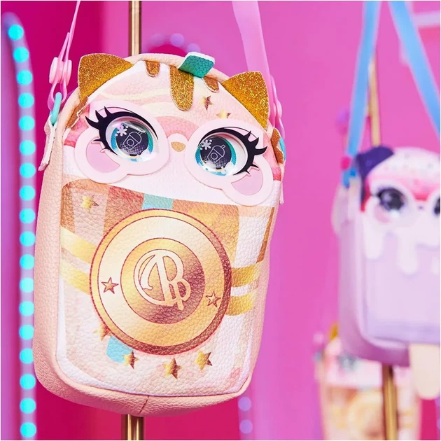 Интерактивная сумочка на пояс со светом Spin Master Purse Pets Кошка Catpuchino (6065785) - Фото 4 Интерактивная сумочка на пояс со светом Spin Master Purse Pets Кошка Catpuchino (6065785) - изображение 4