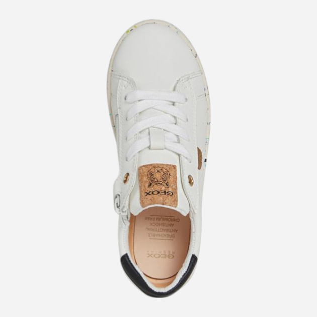 Sneakersy dla dziewczynki Geox J26EUA0002H-C1000 34 Białe (8050036848376) - obraz 4