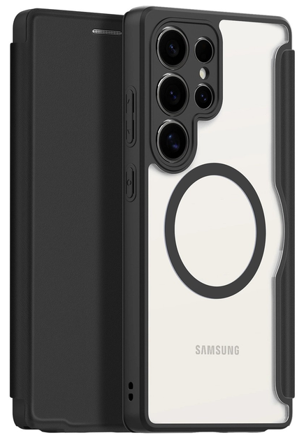 Чохол-книжка DUX Ducis Skin X Pro для Samsung Galaxy S25 Ultra з MagSafe та гаманцем Black (6971824160956) - зображення 1