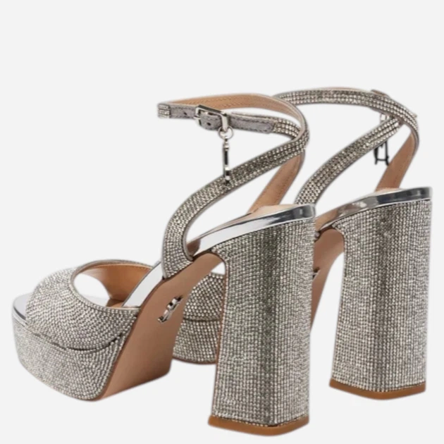 Sandały damskie Steve Madden Transpire SM11002901 39 Srebrne (8720857311662) - obraz 4