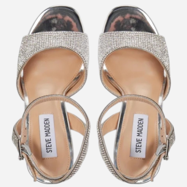 Sandały damskie Steve Madden Transpire SM11002901 38 Srebrne (8720857311655) - obraz 5