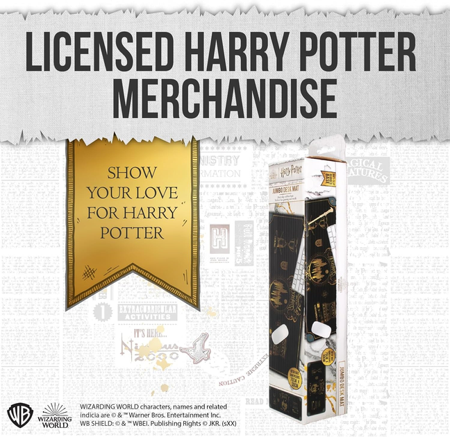 Podkładka pod mysz Pyramid International Harry Potter Jumbo Desk Mat 70 x 30 cm (5056563714309) - obraz 7