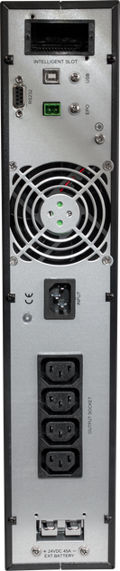 UPS IPS RTS11-ON-1k0-2U-D4-2x9-I4 1000VA/900W (5902135156124) - obraz 2
