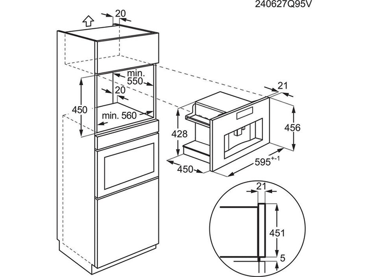 Кофеварка встраиваемая AEG - NKC8N7T - изображение 3