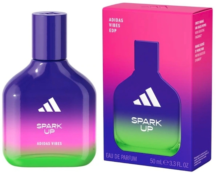 Woda perfumowana unisex Adidas Vibes Spark Up 50 ml (3616305447203) - obraz 1
