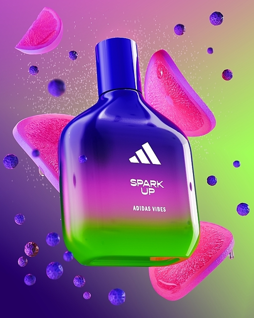 Woda perfumowana unisex Adidas Vibes Spark Up 50 ml (3616305447203) - obraz 3