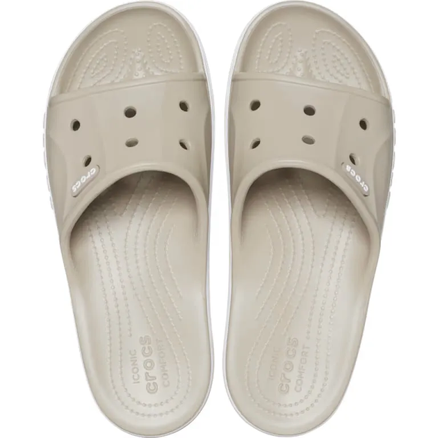 Крокс Баябенд Беж Слайд Шльопанці Crocs Bayaband Slide Cobblestone (43-44, бежевий) - Фото 5 Крокс Баябенд Беж Слайд Шльопанці Crocs Bayaband Slide Cobblestone (43-44, бежевий) - зображення 5