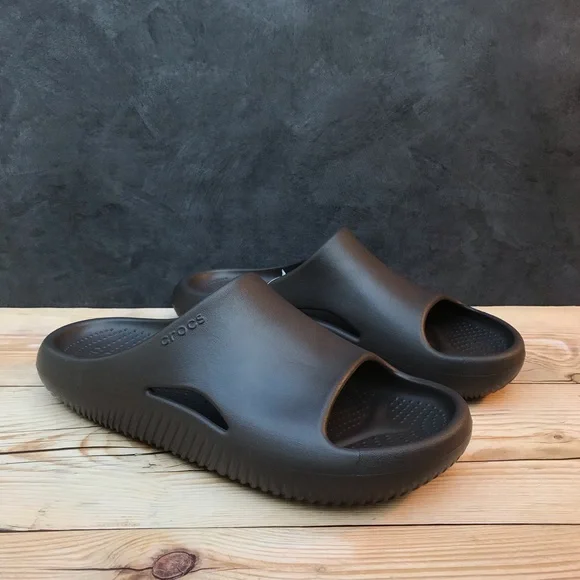 Жіночі шльопанці Crocs Mellow Recovery Slide Black (45-46, чорний) - зображення 7
