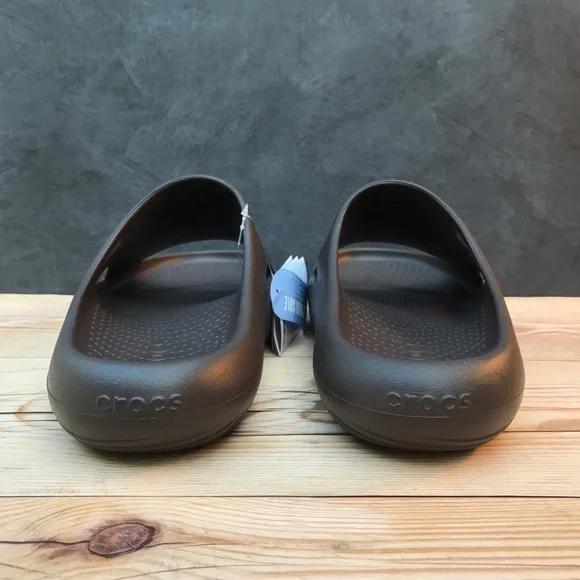 Жіночі шльопанці Crocs Mellow Recovery Slide Black (45-46, чорний) - зображення 10