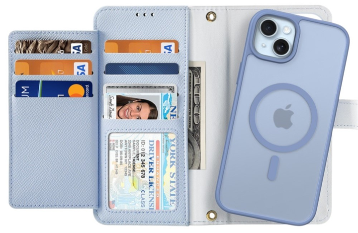 Чохол-книжка DUX Ducis Lawa для Apple iPhone 15 Blue (6971824163117) - зображення 1
