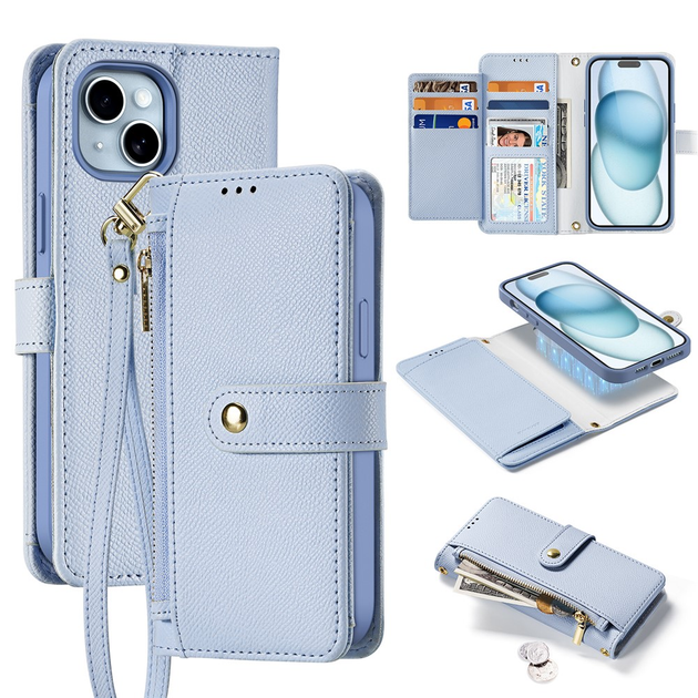 Чохол-книжка DUX Ducis Lawa для Apple iPhone 15 Blue (6971824163117) - зображення 3