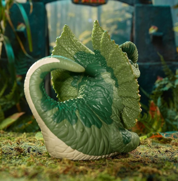Kolekcjonerska figurka kaczuszka Numskull Tubbz Boxed Edition Jurassic Park Dilophosaurus 9 (5056280457190) - obraz 4