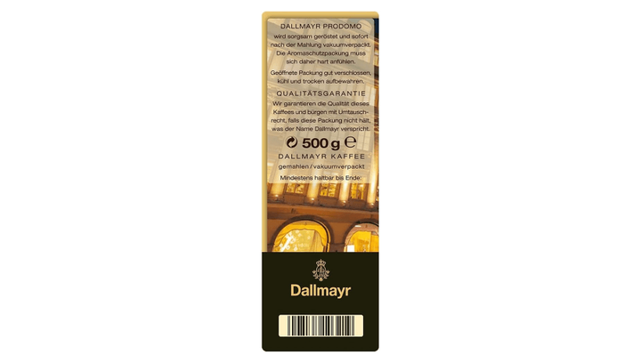 Набор Кофе Молотый 4шт Dallmayr Prodomo 500g - изображение 4