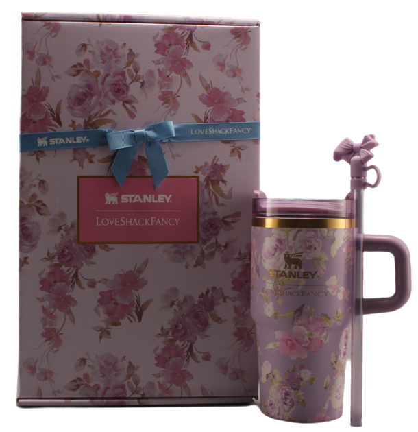 Термос термочашка Stanley Quencher H2.0 Tumbler з нержавіючої сталі Happy Thoughts 0,59 л KT6007865 - Фото 1 Термос термочашка Stanley Quencher H2.0 Tumbler з нержавіючої сталі Happy Thoughts 0,59 л KT6007865 - зображення 1