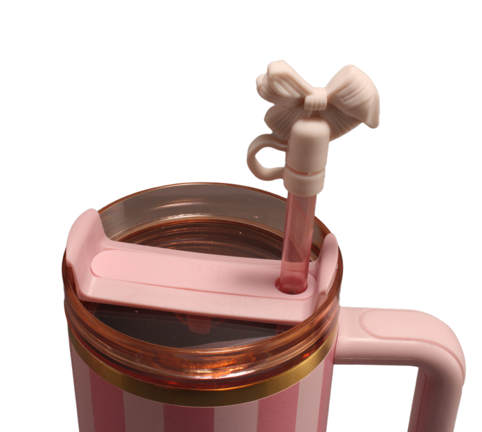 Термос термочашка Stanley Quencher H2.0 Tumbler з нержавіючої сталі 1,18 л Labubu Pink KT6007867 - зображення 2