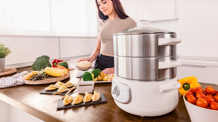 Parowar Cecotec Vapovita SteelPot Biały (A01_EU01_100630) - obraz 8