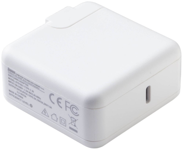 Ładowarka sieciowa Sunny wtyczka AC Multi plug USB-C 60W White (8594213821405) - obraz 3