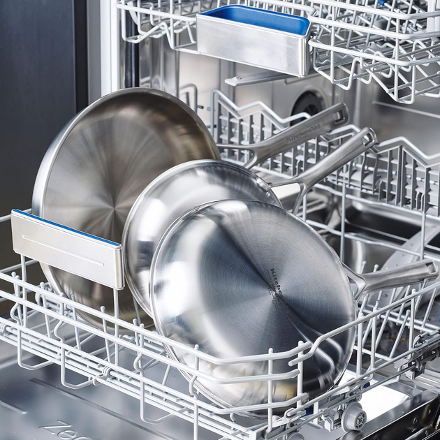 Профессиональная сковорода KitchenAid MSS 28 см многослойная нержавеющая сталь без покрытия - изображение 11