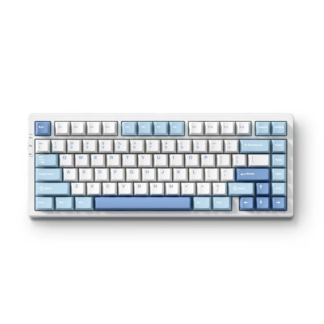 Клавиатура беспроводная MCHOSE G75 Pro 2.4G Wireless BT Blue and White - Фото 2 Клавиатура беспроводная MCHOSE G75 Pro 2.4G Wireless BT Blue and White - изображение 2