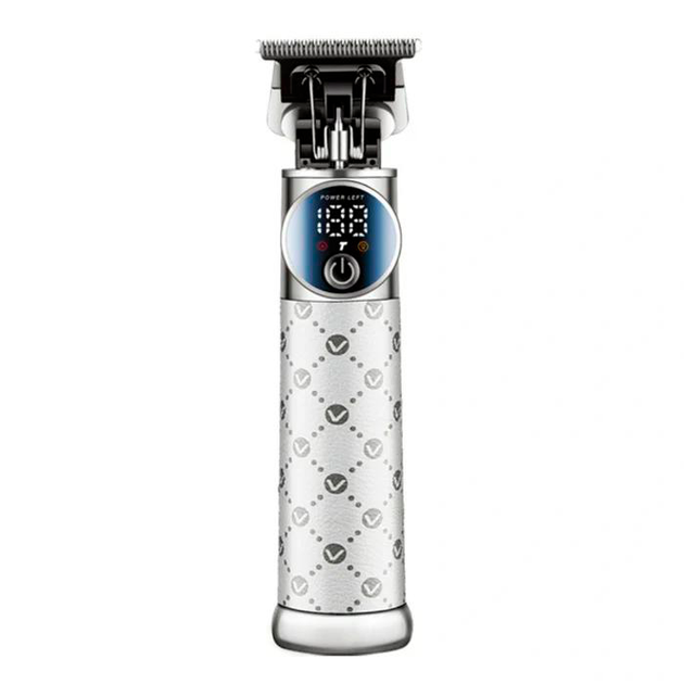 Триммер аккумуляторный VGR V-942 WHITE, 4 насадки, LED дисплей - изображение 2
